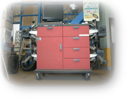 4輪トータルホイールアライメントテスターP411